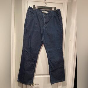 Chicos Size 2.5 Womens 6/8 Petite Platimun Denim Dark Wash Straight Leg Jeans